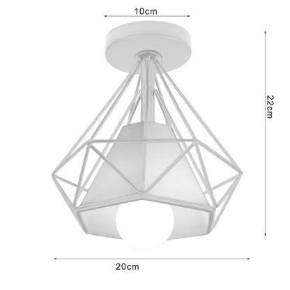 Retro Loft LED Ceiling Lamp - Vintage Charm