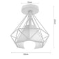 Retro Loft LED Ceiling Lamp - Vintage Charm