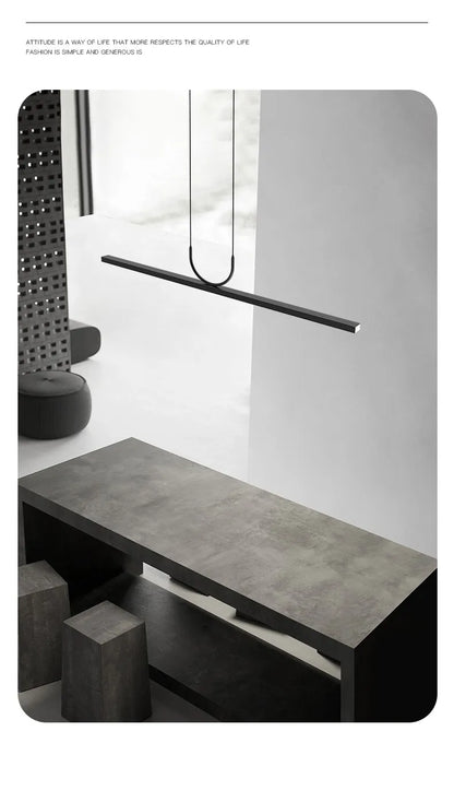 Minimal Linear LED Pendant