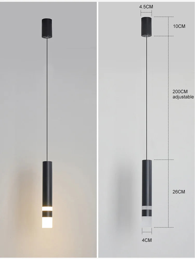 LED Glow Pendant Light Set