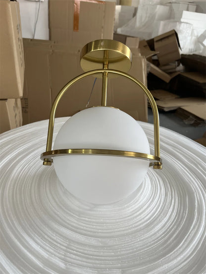 Nordic Glass Ball Ceiling Lamp