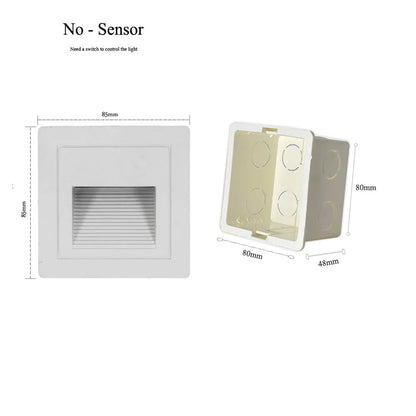 GlowStep 3W LED Waterproof Wall Lamps