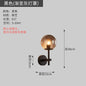 Nordic Glow: Sphere LED Wall Sconce Light