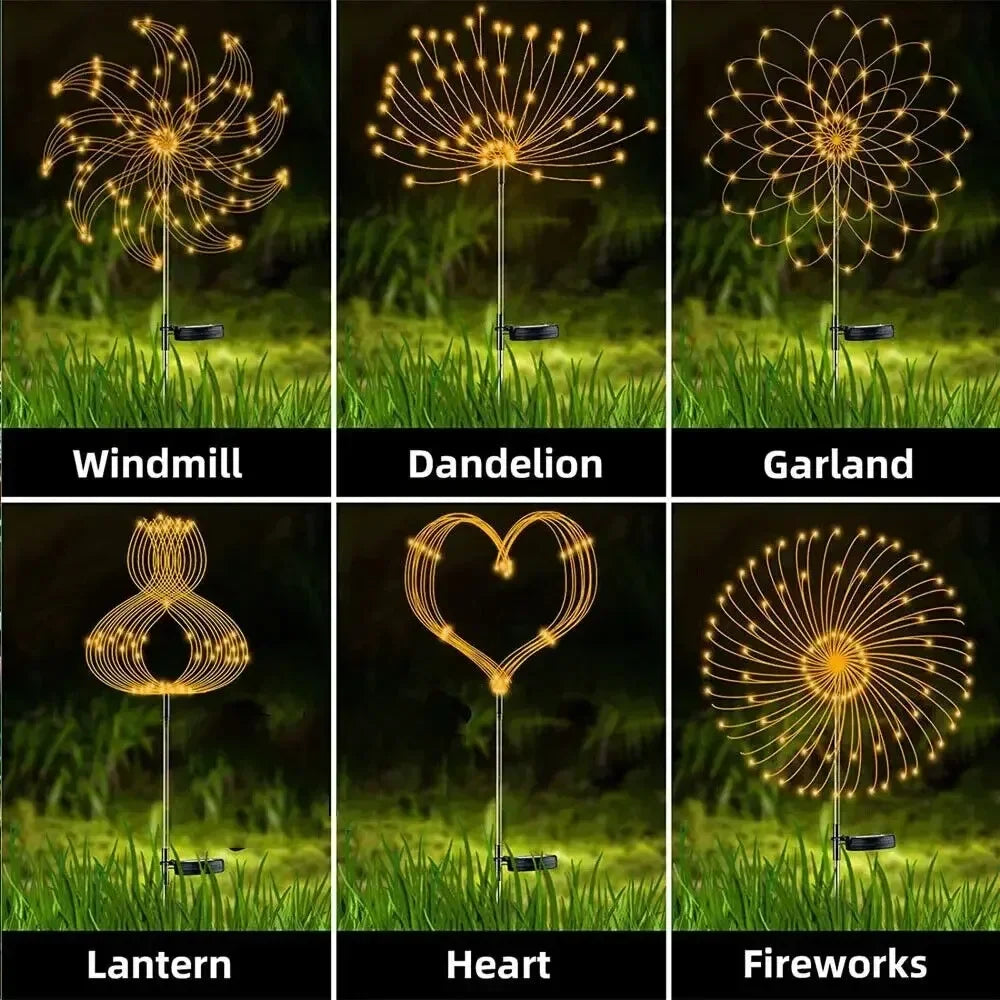 Dandelion Glow: Solar LED Garden Fairy Lights