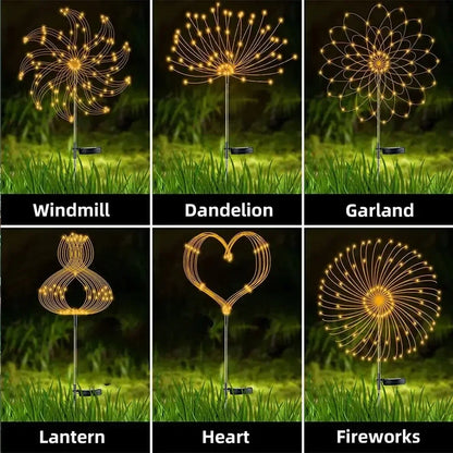 Dandelion Glow: Solar LED Garden Fairy Lights