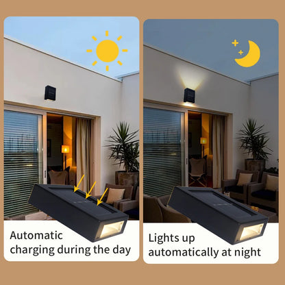 SunGlow Outdoor Wall Washer Solar Light