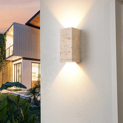 SquareStone Waterproof Outdoor Wall Sconce Light