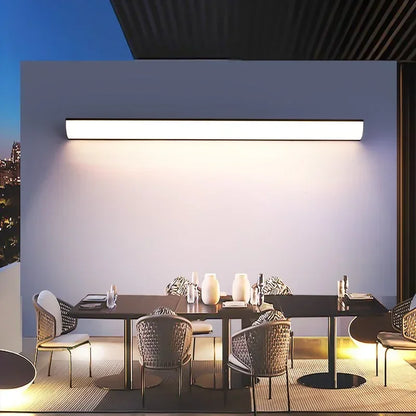 Long Strip Wall Outdoor Lamp