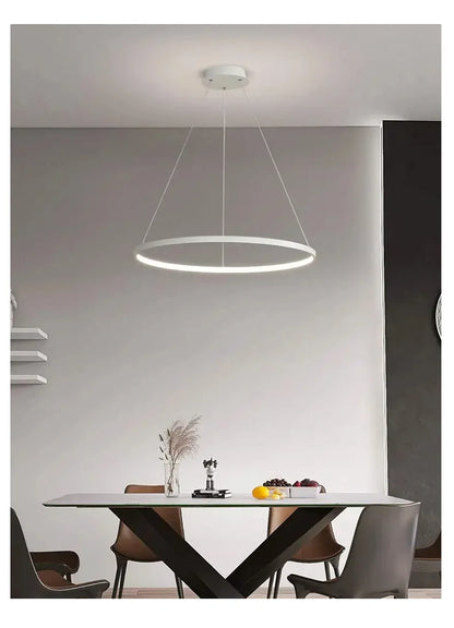 Round LED Ring Pendant