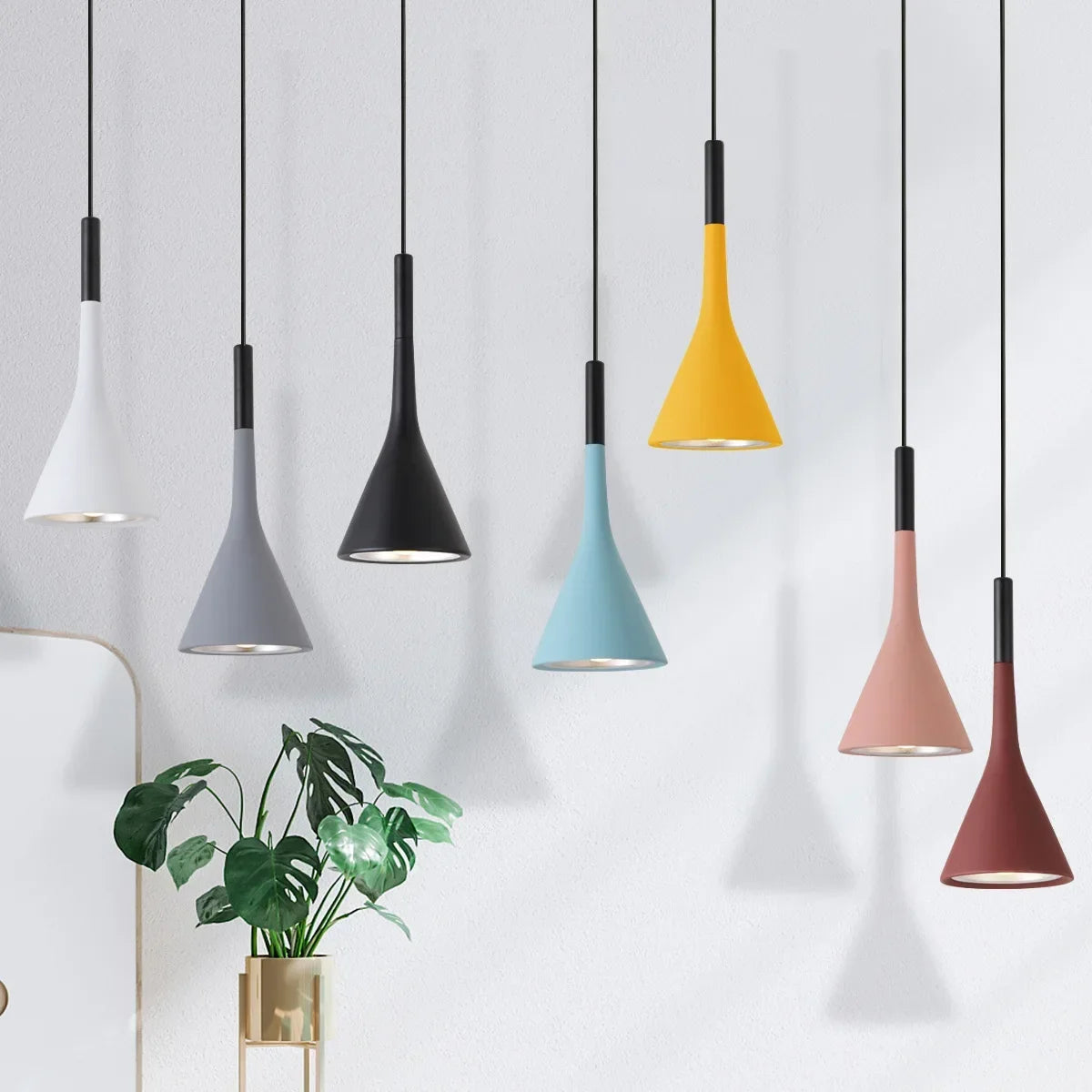 ZODOLAMP Multicolor Modern Pendant Lights