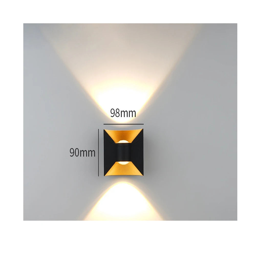 AluGlow Waterproof LED Porch Wall Sconce