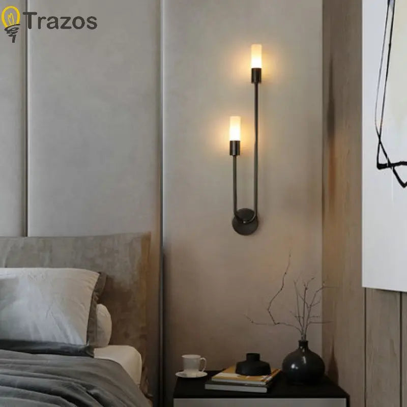 NordicLux Black Gold LED Wall Lamp