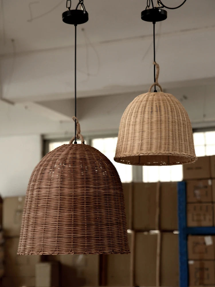 Rattan Chandelier