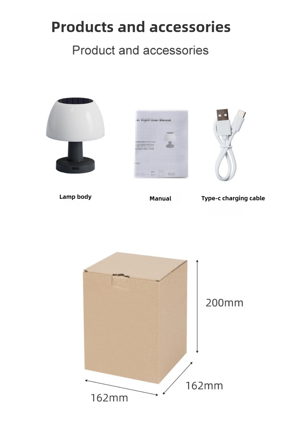 SolarGlow USB Garden Lamp - Wireless Outdoor Decor