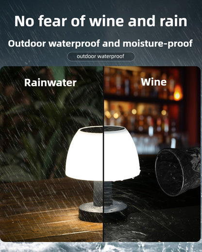 SolarGlow USB Garden Lamp - Wireless Outdoor Decor